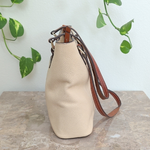 Dooney & Bourke Tan Leather Tote - Picture 4 of 15